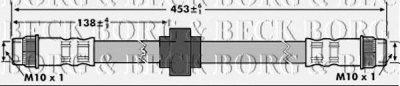 BORG & BECK bbh7178 -  Тормозной шланг